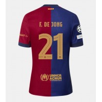 Barcelona Frenkie de Jong #21 Hjemmedrakt 2024-25 Kortermet